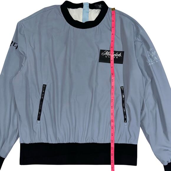 LPGA Mint Grey Sponsored Long Sleeve Golf Athletic Pullover Size Small - Picture 11 of 14